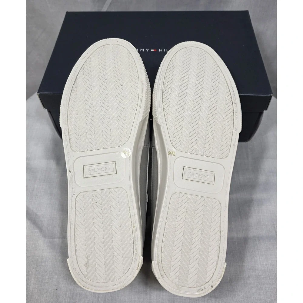 Tommy Hilfiger Gervis Men's Grey Boat Shoe Low Top‎ Lace Up Memory Foam Size 9M